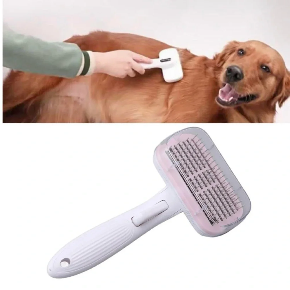 New Dog & Cat Brush Pink Color